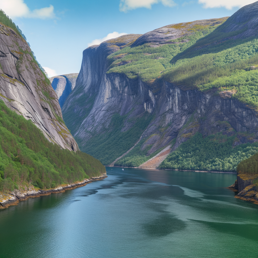 I fiordi norvegesi sono tra i più famosi al mondo, con le loro acque cristalline che si insinuano tra alte pareti rocciose coperte di lussureggianti foreste