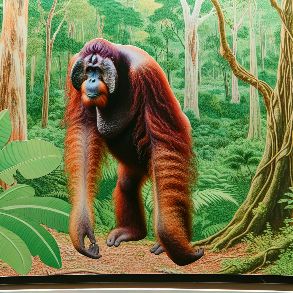 Orangutan di Sumatra (Pongo abelii)