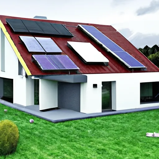 Illustrazione di gadget eco-tech per una casa sostenibile
